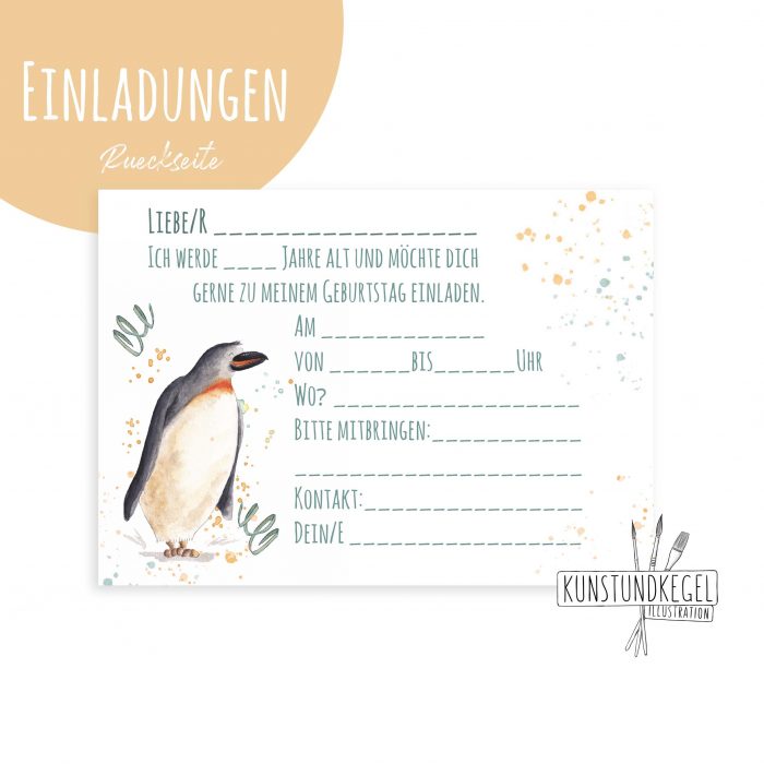 Einladung Pinguin 2