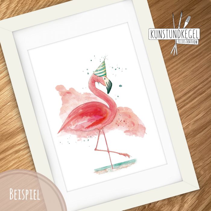 Kunstdrucke freisteller hochkant Flamingo Finja 4 scaled