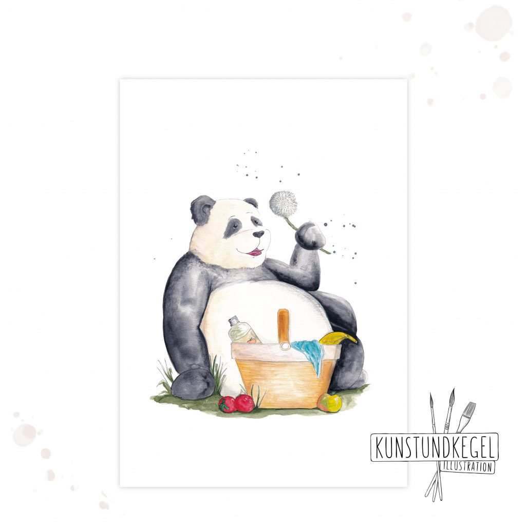 Kunstdrucke freisteller hochkant Pandapicknick 2 1 scaled