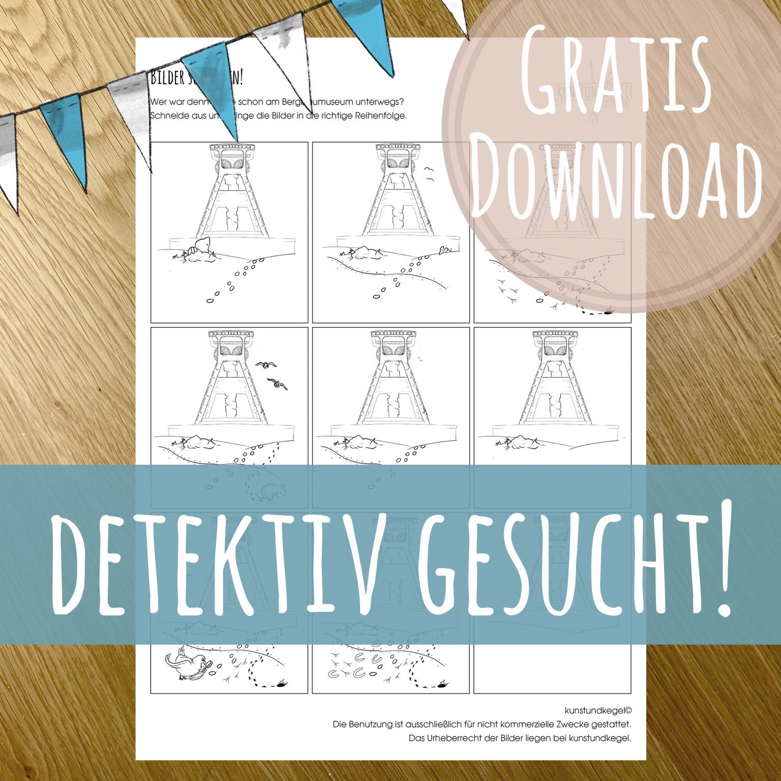 Detektivrätsel für Kinder | kunstundkegel